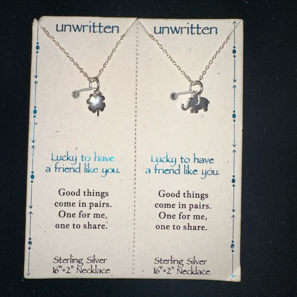 Unwritten Friendship Necklaces